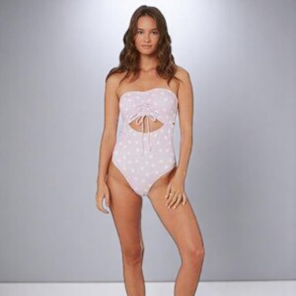 NWT Charlie Holiday Maple One Piece Bikini Swim Swimsuit - Picture 5 of 5